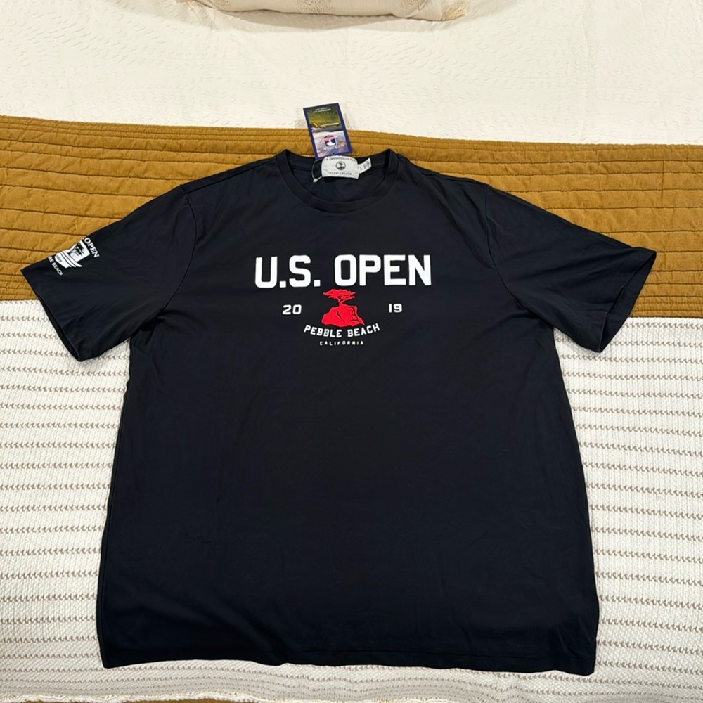 Pebble Beach US Open T-shirt Black Large